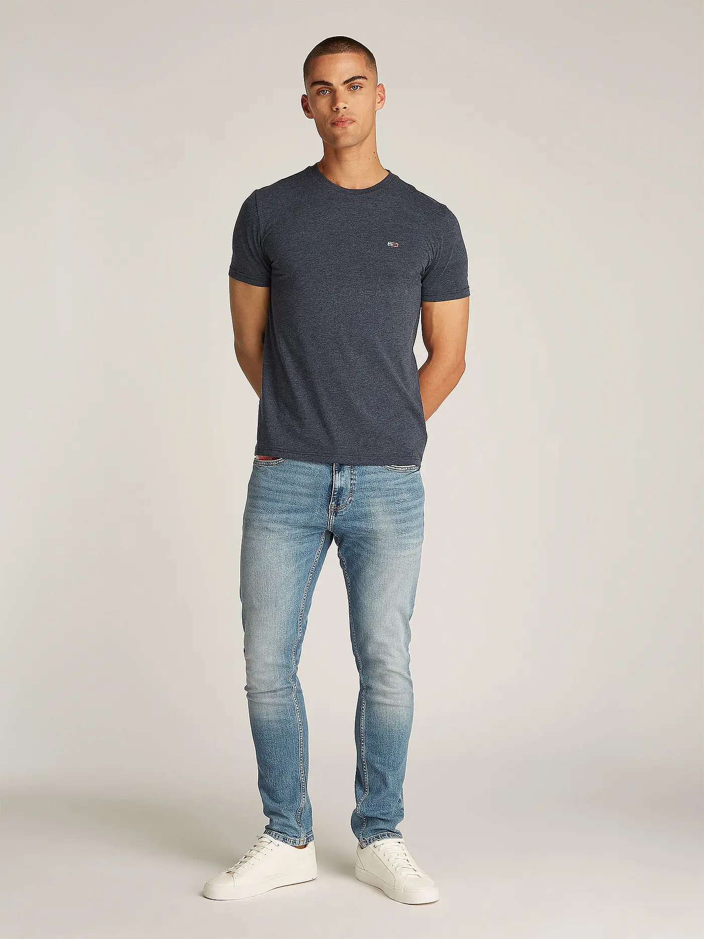 TOMMY JEANS | T-Shirt Slim Fit | dunkelblau